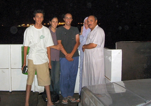 with my family, trip to Djerba island